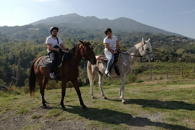 Horse Riding on Mount Vesuvius - The one-hour ride through Vesuvius National Park