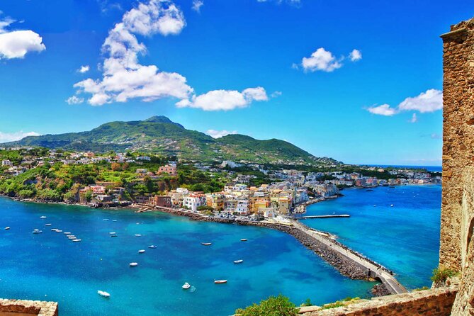 Ischia and Procida Boat Tour: Small-Group from Sorrento - Ischia begins at Maronti Beach, then the Green Cave swim