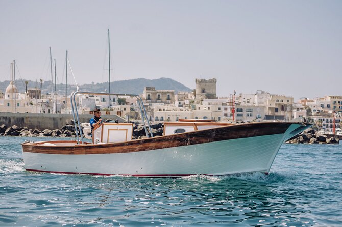 Ischia Boat Tour Half Day - Lacco Ameno from the water, the castle look and the mushroom-shaped rock