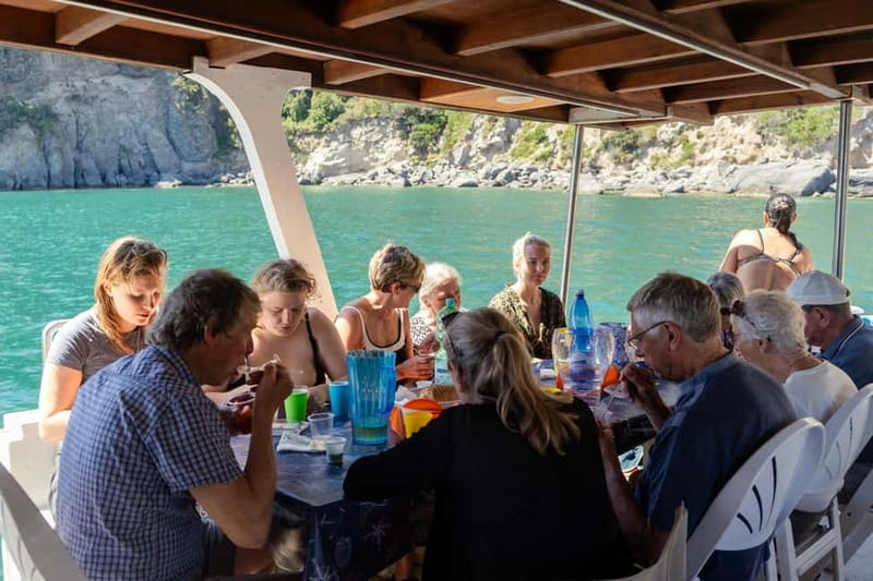 Ischia: Boat tour with swimming stops and lunch on board - Il Fungo to Varulo: dessert, calm water, and the last big swim