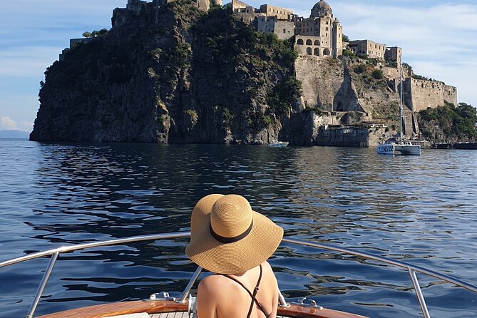 Ischia island private excursion on Gozzo Fratelli Aprea 7,5m - Stop 1: Sant’Angelo, colors up the hill, sea views built in