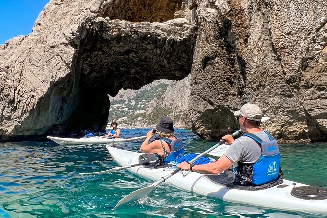 Kayak tour in Capri between caves and beaches. Photos included. - Scoglio delle Sirene and the Via Krupp View From Sea Level