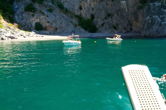 Luxury cruise from Salerno along the Amalfi Coast - Maiori swim stop: the first chance to make the day real
