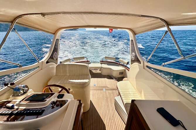 Luxury private boat tour to Capri and Blue Grotto on Gozzo 32 ft - Natural Arch: A Quick Glimpse with Big Geology Energy