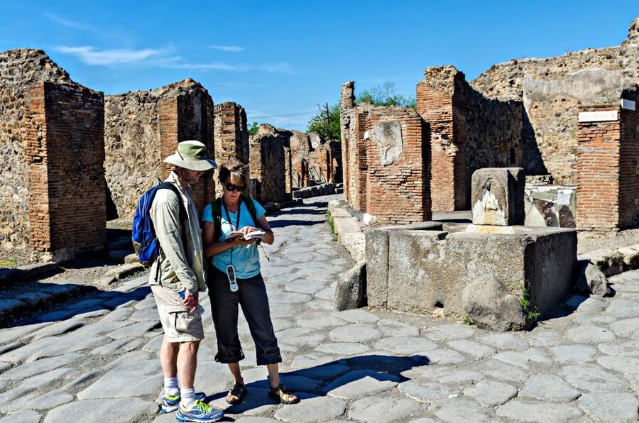 Naples: Sorrento and Pompeii with lunch & tickets included - Pompeii with the guide: what you will actually see in 2 hours