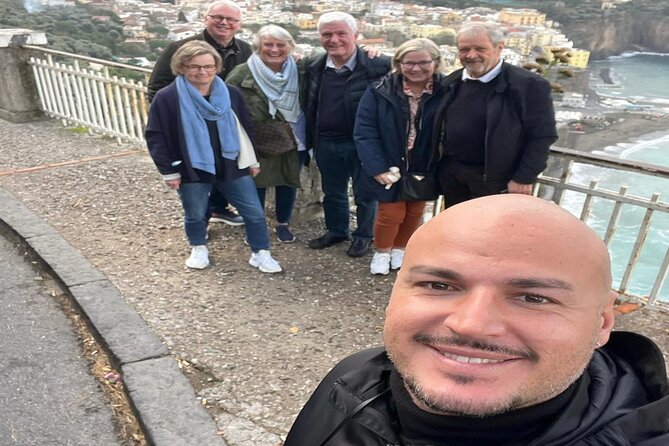One Day Tour to Sorrento Positano and Amalfi by Car - Getting on board: private group feel, English, and comfort details