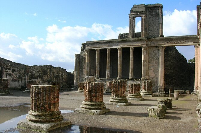 Pompeii Archaeological Area Entrance Ticket - Piazza Esedra Route: Forum Energy, Shops, and Domestic Detail