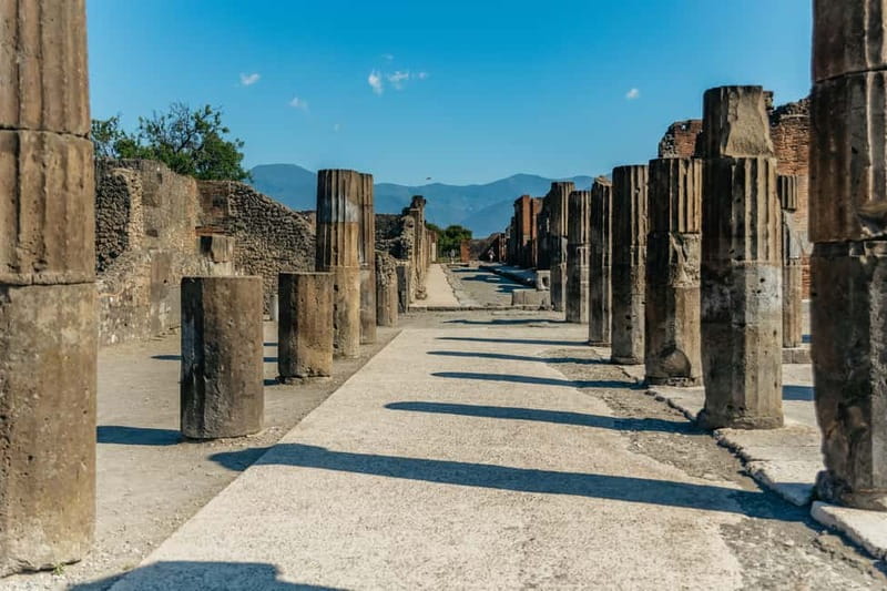 Pompeii: Archaeological Park Tour with Ticket on request - Where You Meet: Circumvesuviana, Tempio Travel Info Point, and Voucher Exchange
