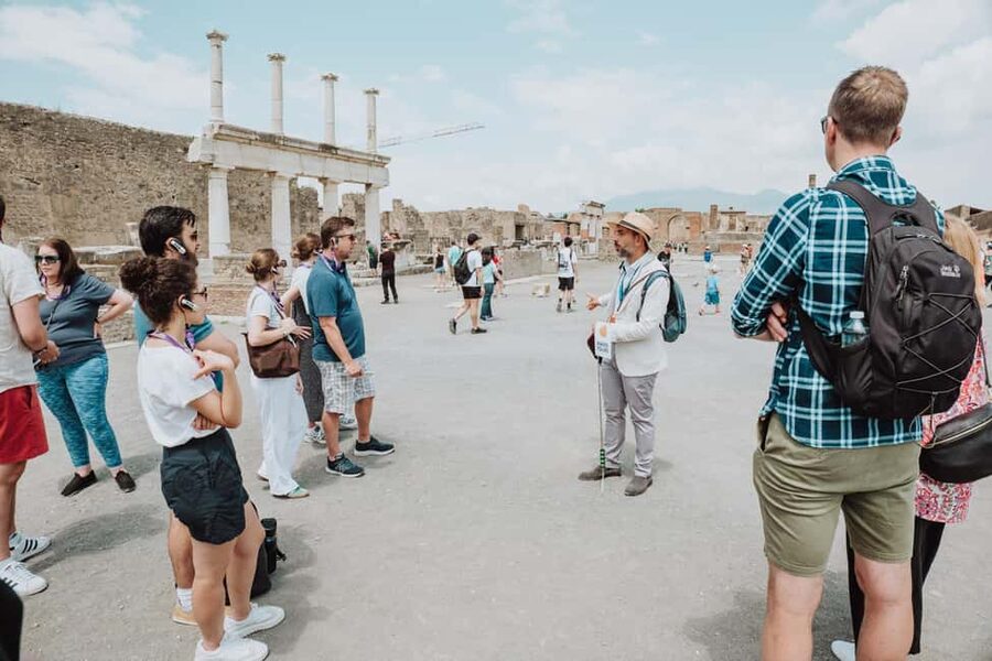 Pompeii: Small-Group Tour of Pompeii and Herculaneum - Headsets, shade, and group logistics that affect your comfort