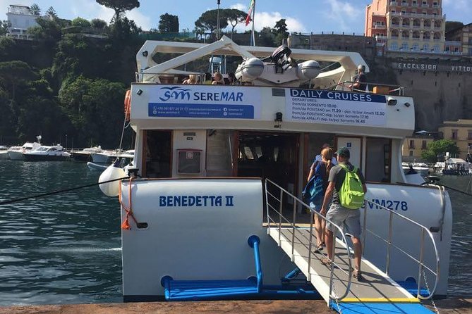 Positano & Amalfi Day Cruise From Sorrento, Seiano or C.Stabia - Amalfi Free Time: 2.5 Hours, Heat, and Holding Your Place