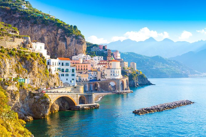 Positano, Amalfi & Ravello Shared Tour from Sorrento - Positano for one hour: fashion streets and Santa Maria Assunta