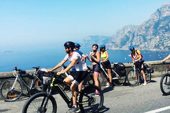 Positano Bike Tour - Bikes, helmets, and the road-bike pedal choice