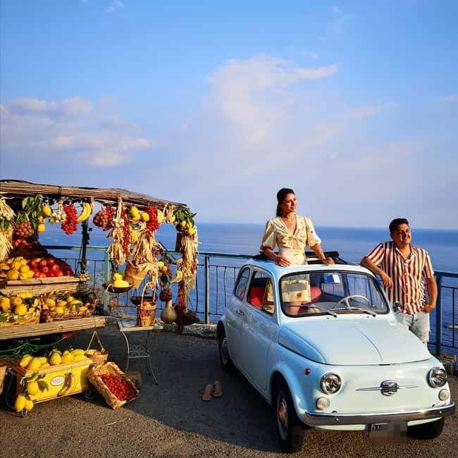 Positano/Praiano: Iconic Fiat 500 Private Amalfi Coast Tour - Price and Value for a Private Group Up to Two