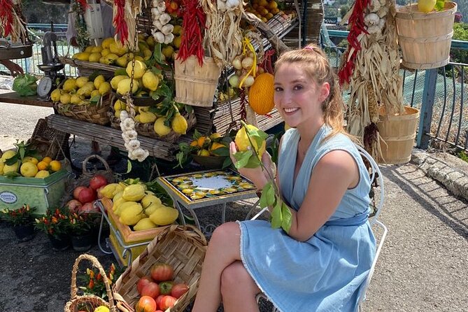 Private Amalfi Coast from Sorrento: Amalfi, Positano&Path of Gods - Positano for 1 hour: vertical lanes, shops, and photos
