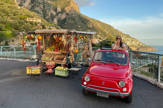 Private Amalfi Coast Vintage Fiat 500 Tour: Positano to Amalfi - Price and value: $720.14 per person, what that covers