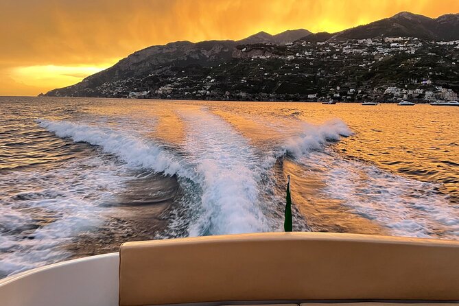 Private Boat Tour at Sunset on the Amalfi Coast - Stop 1 near the Arch of Lovers: a swim with a story