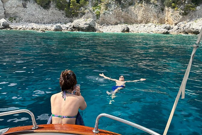 Private Boat Tour of Capri Island - Included snorkeling gear and the onboard comforts that actually matter