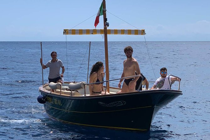 Private boat tour of Capri (relaxation tour three hours) - White Cave, Coral Cave, lighthouse, and the English forts area