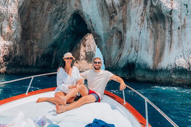 Private Boat Tour of Capri - Marina Piccola and Sailors Cave: the quieter bay stop
