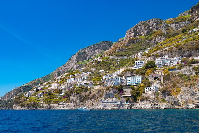 Private Boat Tour Sorrento to Positano & Amalfi–Typical Gozzo 750 - Stop 1: Sorrento start, then the coast opens up fast