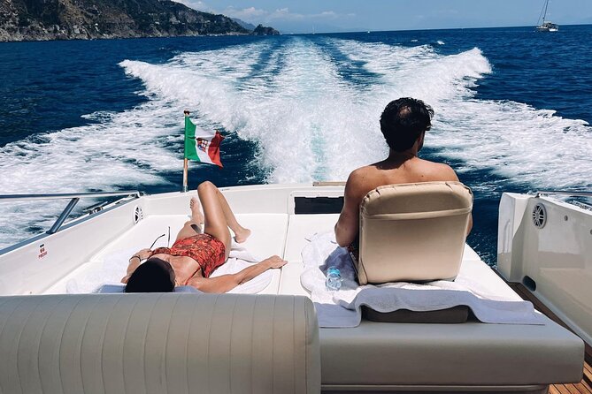 Private boat tour to Capri - White Grotta: bright limestone walls and turquoise clarity