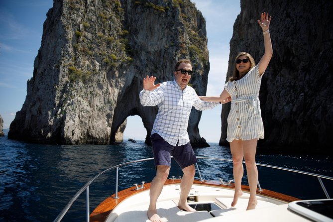 Private Capri Escape: Full-Day Boat Tour from Sorrento - Caves and Coasts: Blue Grotto, Grotta Verde, and the Iconic Pink Lighthouse