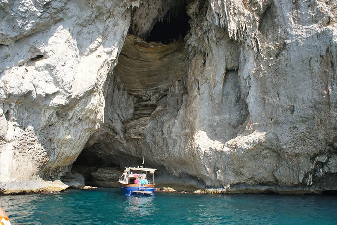 PRIVATE CAPRI ISLAND & BLUE GROTTO Full Day boat tour. - Blue Grotto reality check: tickets, transfer boats, and queue strategy