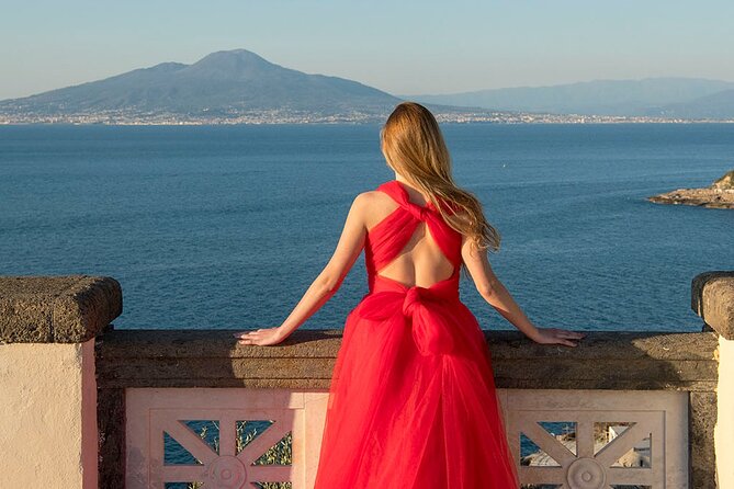 Private Flying Dress Photoshoot in Sorrento - Your 20 Digital Photos, Edited and Ready to Share