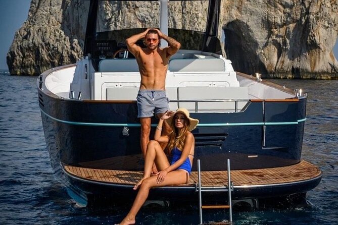 Private Full-day Luxury Boat Tour to Capri from Amalfi Coast - Inside the boat: Wi-Fi, restroom, and snorkeling gear that save the day