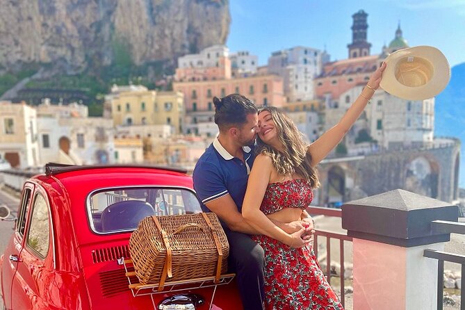 Private Photo Tour on the Amalfi Coast with Fiat 500 - How the Photo and Video Session Works With a Phone Camera