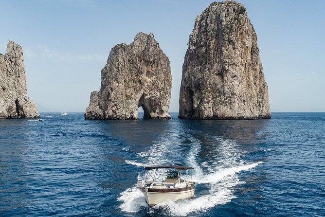 Private Scenic Boat Tour from Sorrento to Capri and Positano - Punta Carena Lighthouse and Marina Piccola: The Best Part for Sun, Swim, and Calm