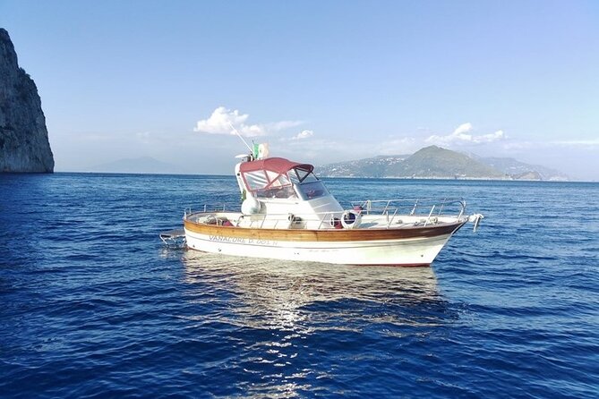 Private Tour of the Island of Capri by Boat and Visit to the Caves - Stop 1: White Grotta for stalactites and the sea-color glow