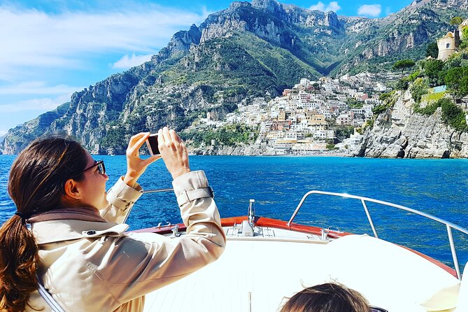 Private Tour to Capri & Positano from Sorrento Classic Gozzo 850 - Cruising Punta Carena and the Value of Seeing the Coast From Less-Traveled Angles