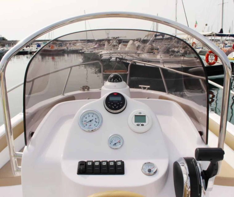 Salerno: Amalfi Coast Boat Rental (License not Required) - Fuel and skipper: the two things not to ignore