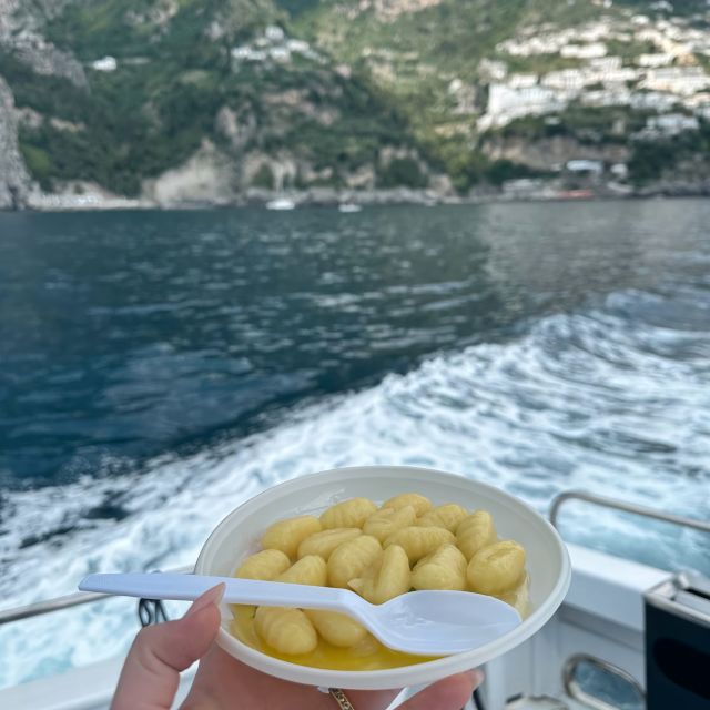 Salerno: Amalfi Coast Cruise with Lunch, Aperitif & Swimming - Atrani and Amalfi from the boat: photos, not long walks