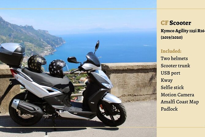 Scooter rental on the Amalfi Coast - What the Mobile Ticket and 10:00 Start Mean for Your Day