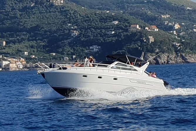 Shared boat tour from Sorrento to discover Capri - The practical boat setup: what you get on board