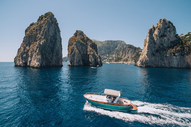 Shared half-day boat tour to Capri from Sorrento - White and Green Grotto plus the “see-it-from-sea” photo circuit