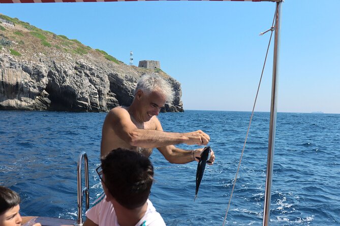 Shared trip with fishing and visit the beauty of Capri island - From Marina Lobra to the Boat: Smooth Pickup and a Clear Start