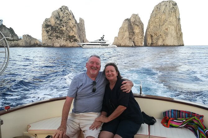 Shared trip with fishing and visit the beauty of Capri island - On Board Food and Limoncello Tasting: The Day’s Best Comfort