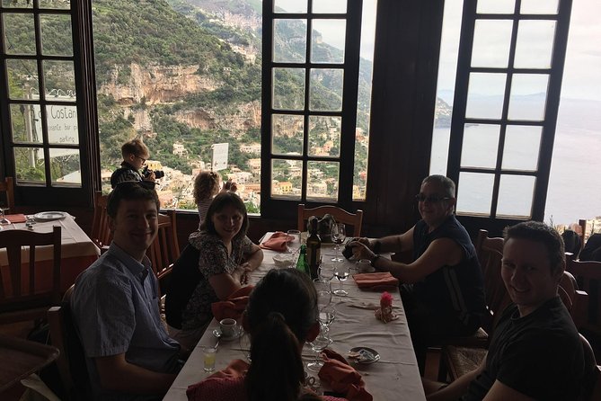 Shore Excursion Sorrento Positano Pompei - Positano in one hour: photos, then lunch at Costantino