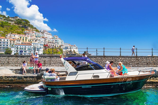 Small Group Boat Day Excursion to the Amalfi Coast from Sorrento - Positano in 90 minutes: vertical streets, small shops, and a smart lunch plan