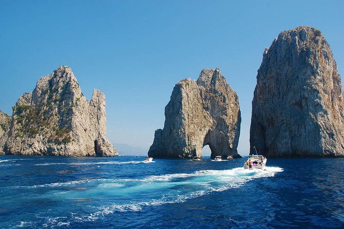 Small Group Boat Tour Capri & Blue Grotto with Swimming Stops - Capri Cave Circuit: White Grotta and Grotta Verde Time