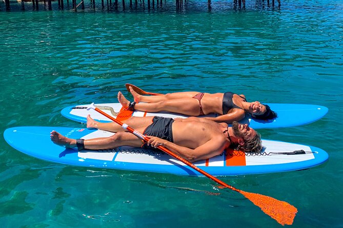 Small group paddle boarding tour to Bagni Regina Giovanna - Bagni della Regina Giovanna: the heart-shaped pool and the cliff opening