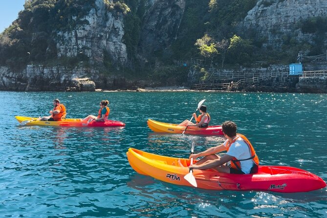 Small groups Kayak tour from Sorrento to Bagni Regina Giovanna - Facilities at the finish: toilet, hot shower, and limited changing privacy