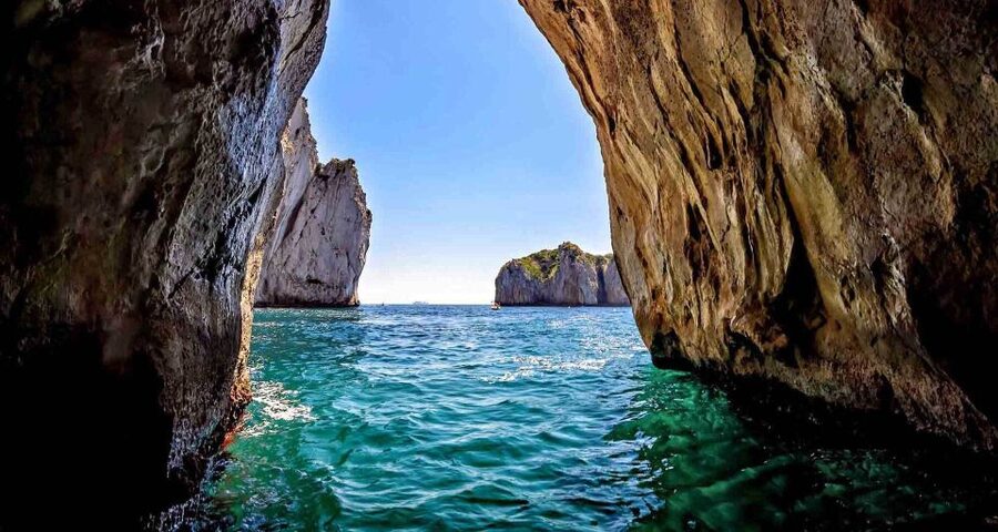 Sorrento and Amalfi Coast Small Group Tour by Boat - Ieranto Bay to Praiano area: Li Galli views, village scenery, and sea time