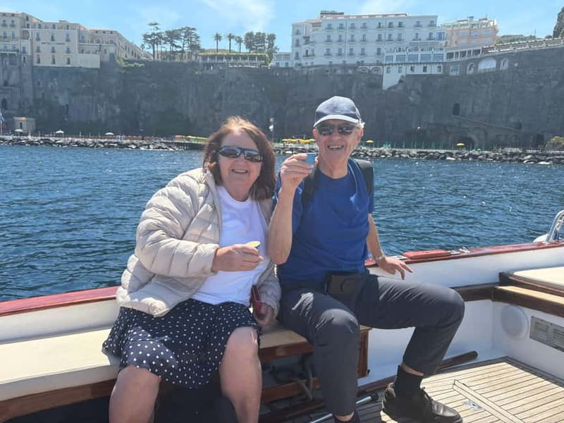 Sorrento: Boat Coastal Cruise with Swim and Limoncello - The hidden grottos of Golfo del Pecoriello