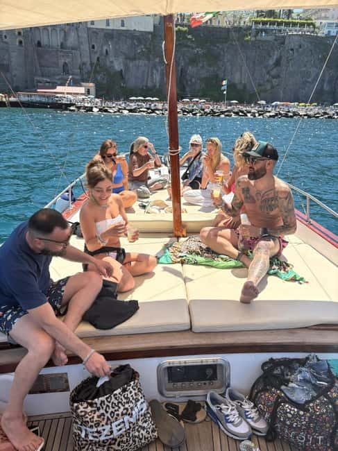 Sorrento: Boat Coastal Cruise with Swim and Limoncello - Your swim stop: when the cruise turns into a reset
