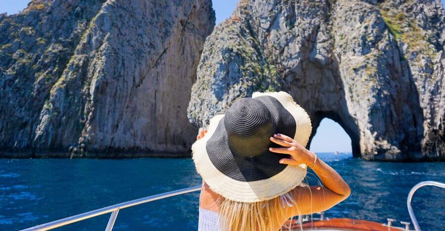 Sorrento Coast and Capri Full-Day Boat Tour - Cruising the Sorrento Peninsula: From Marina Grande to Rocky Waterfalls