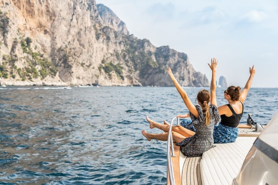 Sorrento: Exclusive Capri Boat Tour and Optional Blue Grotto - Snorkeling and swim stops: the Tyrrhenian Sea part you paid for